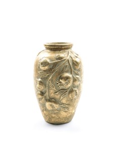 PORCELLANE: vendita online Vaso di Natale melograni oro, ceramica elegante, 18,5x26 cm, decorazione raffinata, La magia di na...