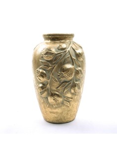 PORCELLANE: vendita online Vaso di Natale melograni oro, ceramica elegante, 20,5x31,5 cm, La magia di natale per arricchire l...
