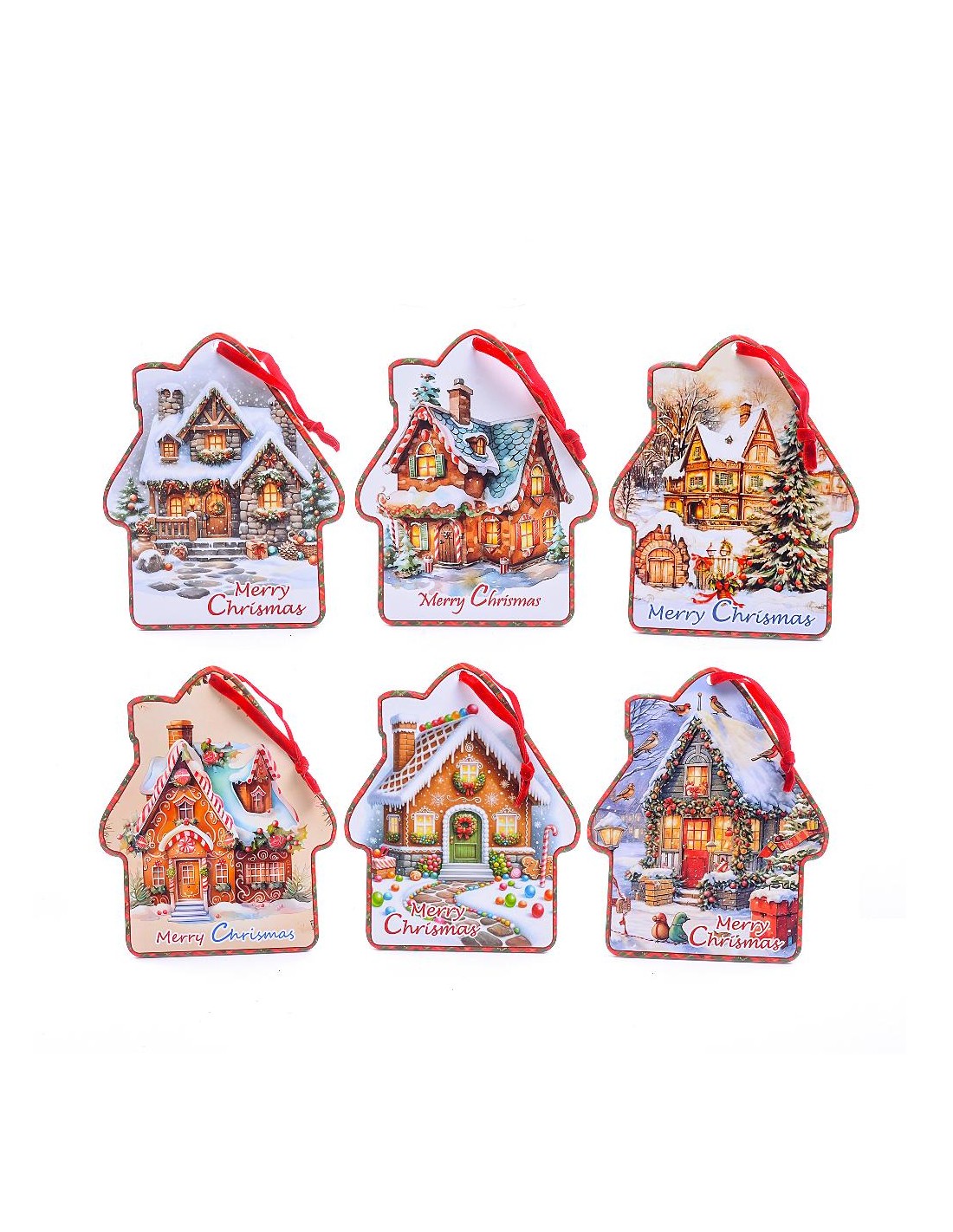 DECORAZIONE CASETTA CERAMICA 22X18CM ASSORTITO