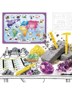 Kit scientifico scoperta minerali con gesso e poster – shopincasa.it 2