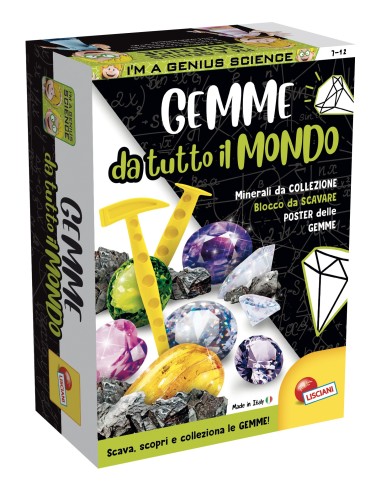 Kit scientifico scoperta minerali con gesso e poster – shopincasa.it
