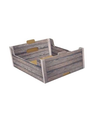 CASSETTA PICCOLA VINTAGE WOOD 30X20X9CM