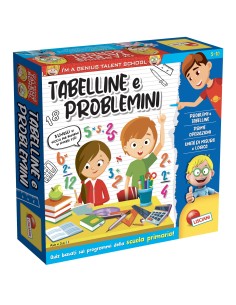 PRESCOLARI: vendita online I'M A GENIUS TABELLINE E PROBLEMI 35236 LISCIANI in offerta