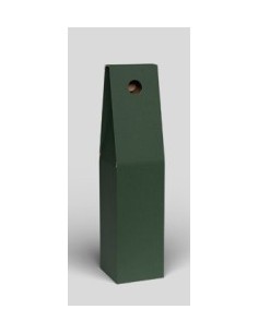 PORTABOTTIGLIA VERDE 1 BOTTIGLIA TINTA UNITA
