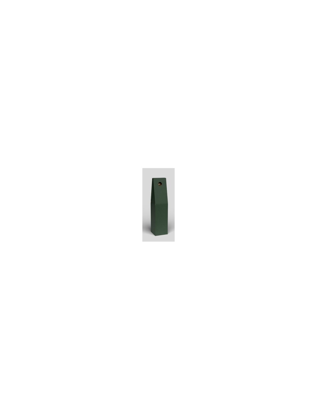 PORTABOTTIGLIA VERDE 1 BOTTIGLIA TINTA UNITA