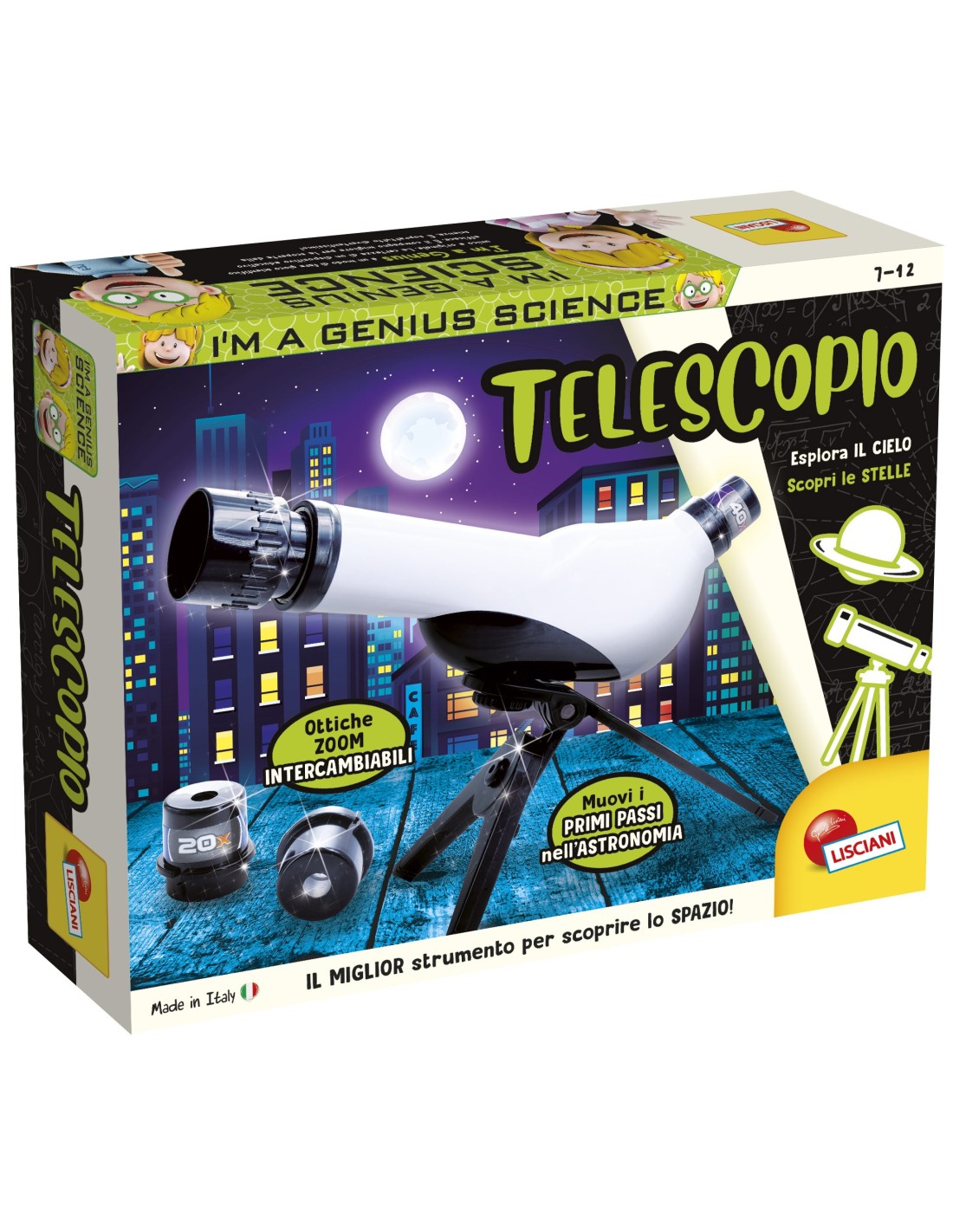 Telescopio I’m A Genius con ottiche e treppiedi – shopincasa.it