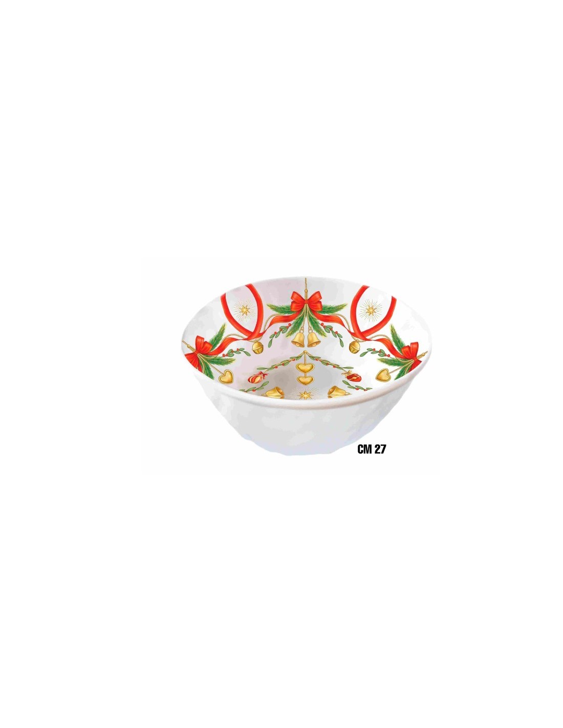 INSALATIERA FONDA 1645-3204 27X10CM NATALE FIOCCHI