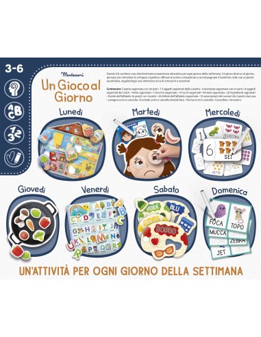 Montessori un gioco al giorno kit educativo bambini – shopincasa.it