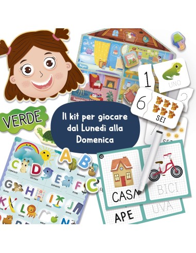 Montessori un gioco al giorno kit educativo bambini – shopincasa.it