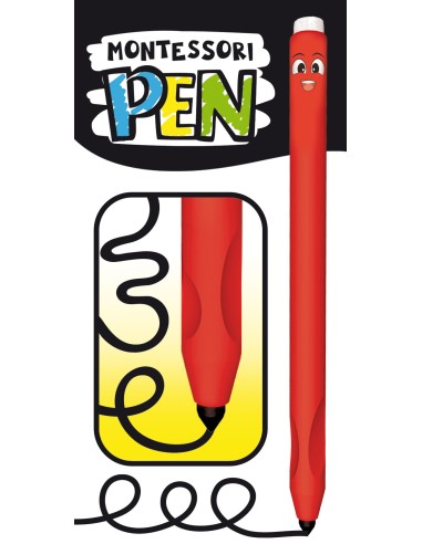 Scuola di Scrittura Montessori - Gioco Educativo per Imparare a Scrivere con Penna Anatomica | Shop in Casa