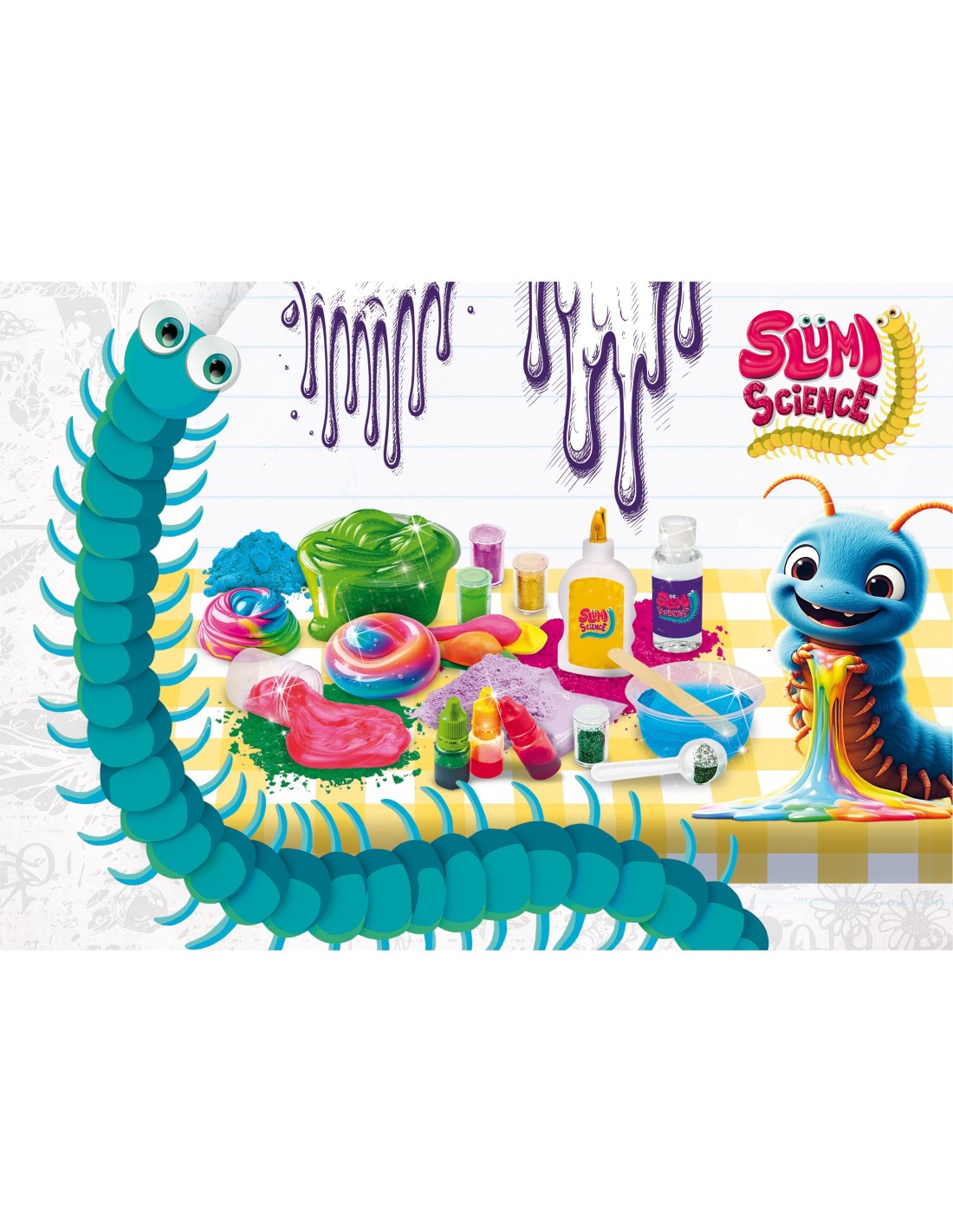 Slumi Science 109982 Kit 100 Slime per Bambini | Shop in Casa