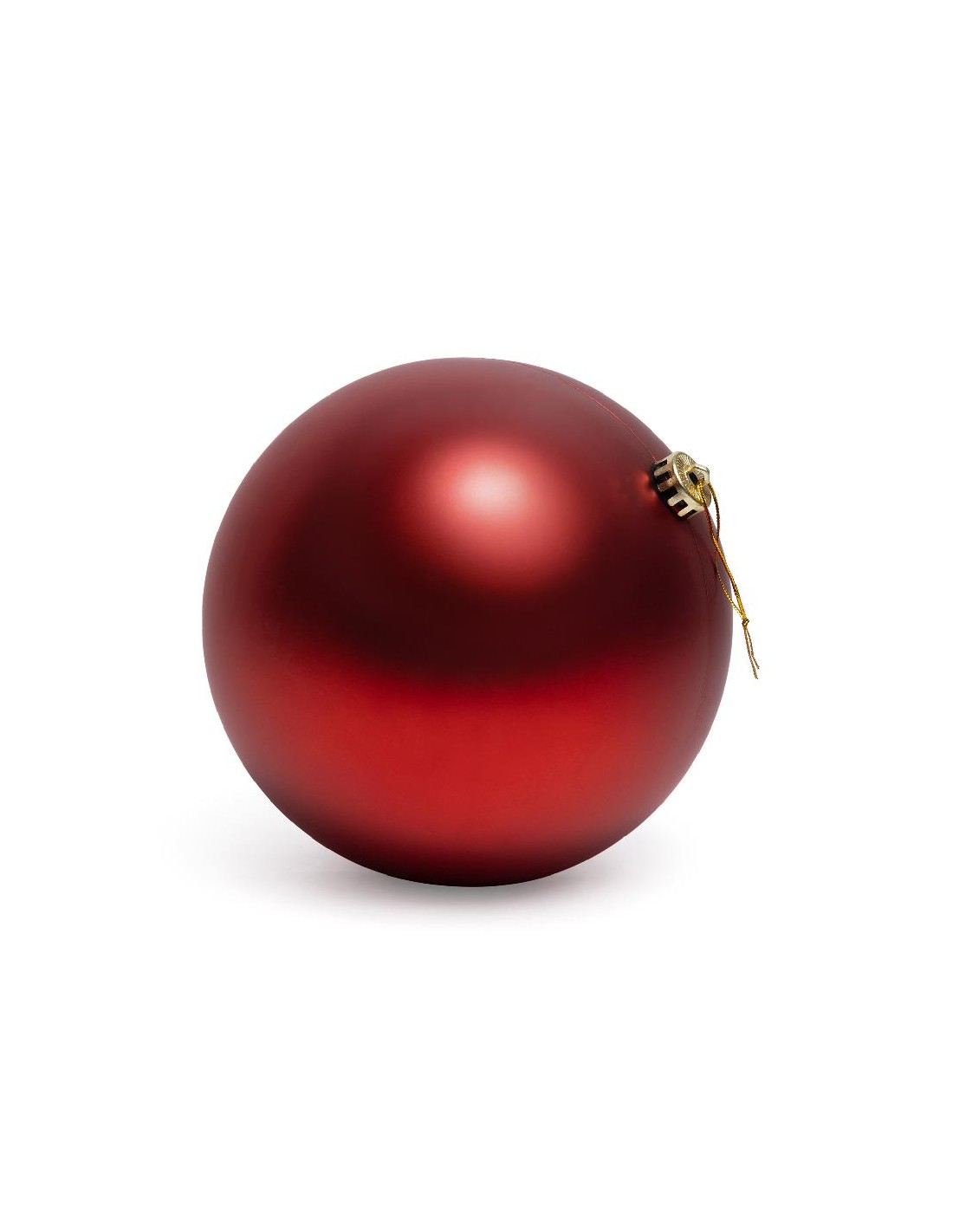 SFERE E PENDAGLI: vendita online Sfera di Natale rossa 15 cm in plastica, La magia di natale per alberi, centrotavola e decor...
