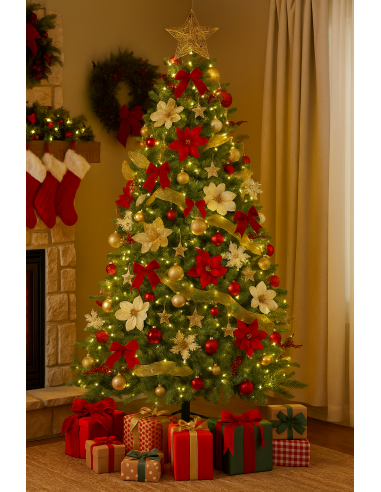 ALBERI DI NATALE: vendita online Albero Savana, 210 cm, diametro 119 cm, la magia di Natale in offerta