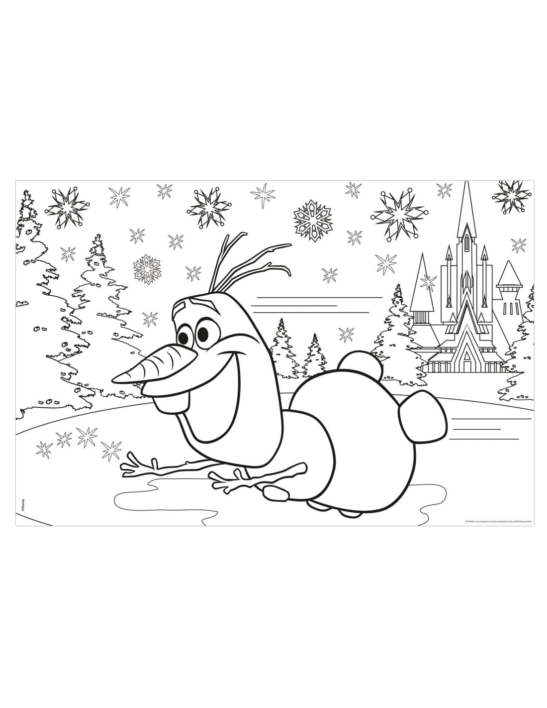 Disney Puzzle DF Maxi Floor 35 Frozen Playing On The Ice | shopincasa.it