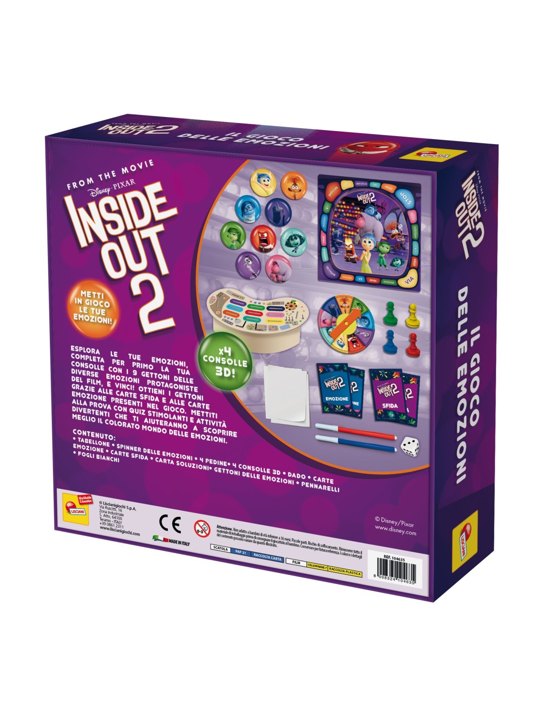 Inside Out 2 Il Gioco delle Emozioni Disney Pixar | Shop in Casa