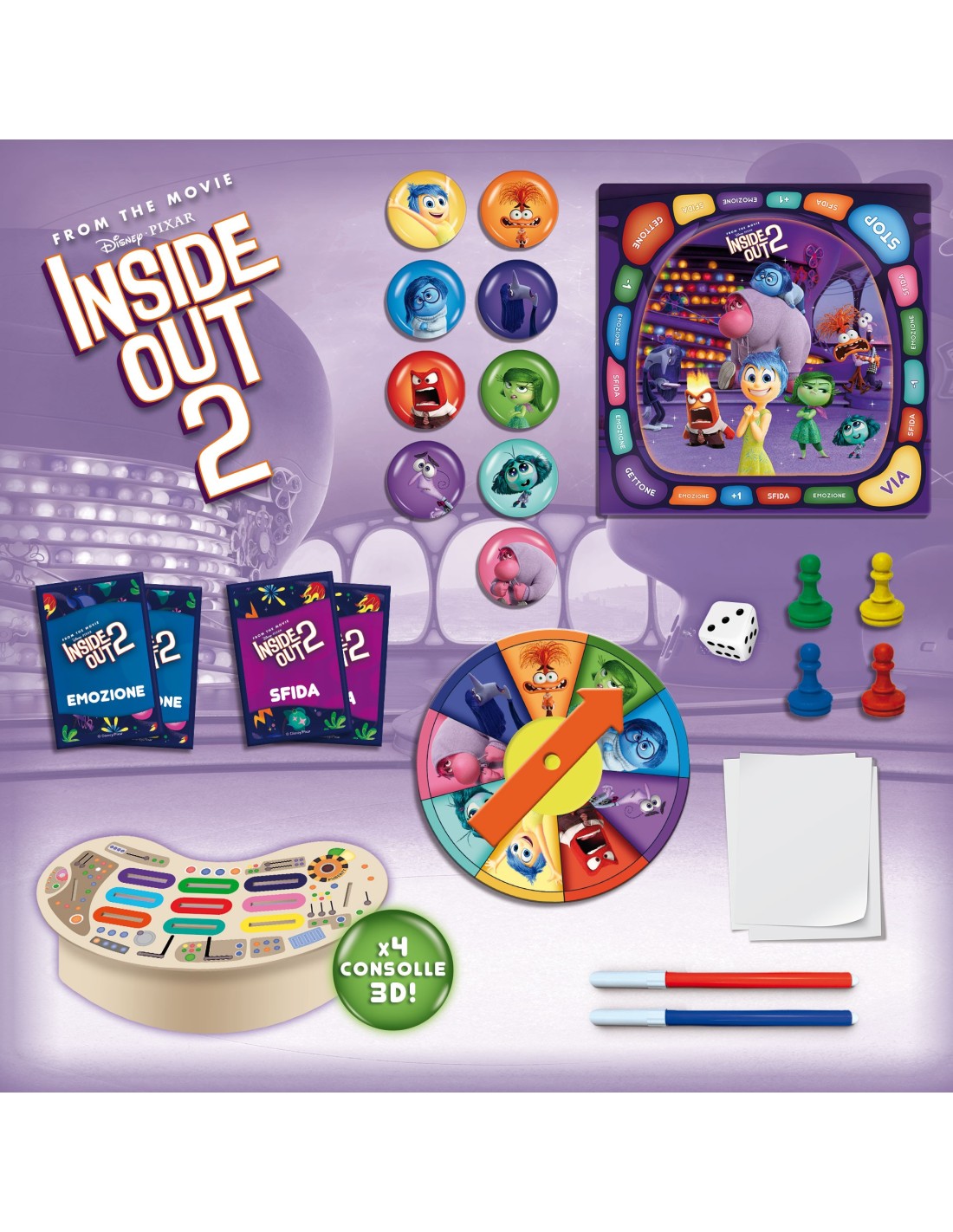 Inside Out 2 Il Gioco delle Emozioni Disney Pixar | Shop in Casa