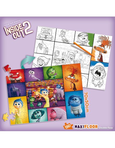 Disney Puzzle DF Maxi Floor 150 Inside Out 2 | shopincasa.it