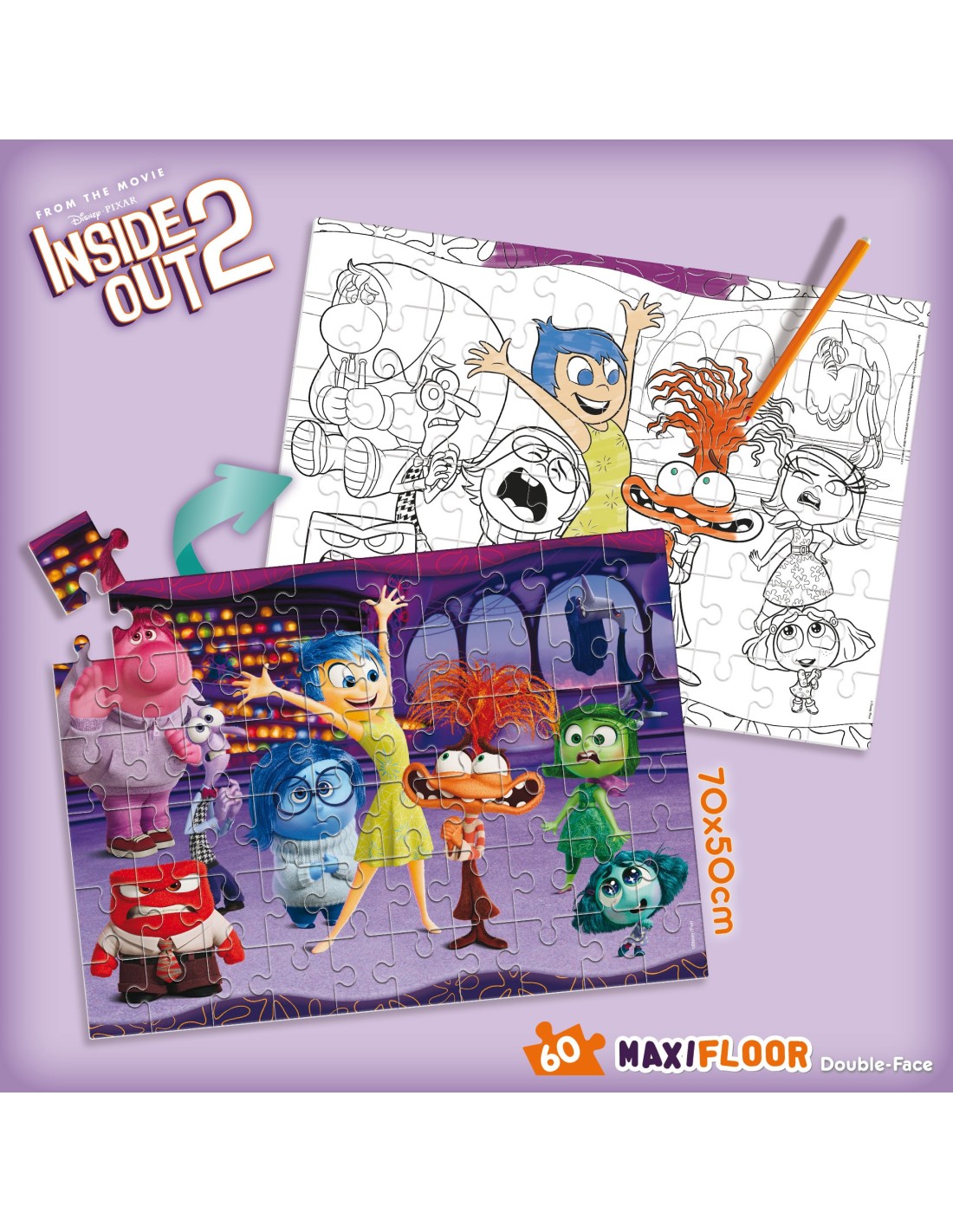 Inside Out 2 Maxipuzzle 60 Pezzi Disney Pixar | shopincasa.it