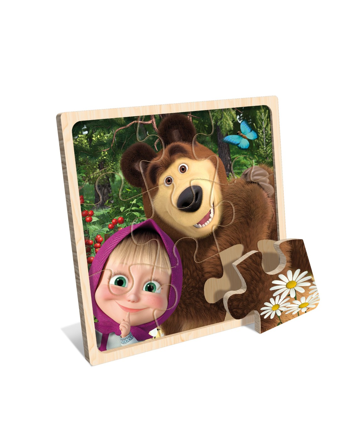GIOCHI DI SOCIETA'E PUZZLE: vendita online MASHA ORSO PUZZLE LEGNO 9PZ in offerta