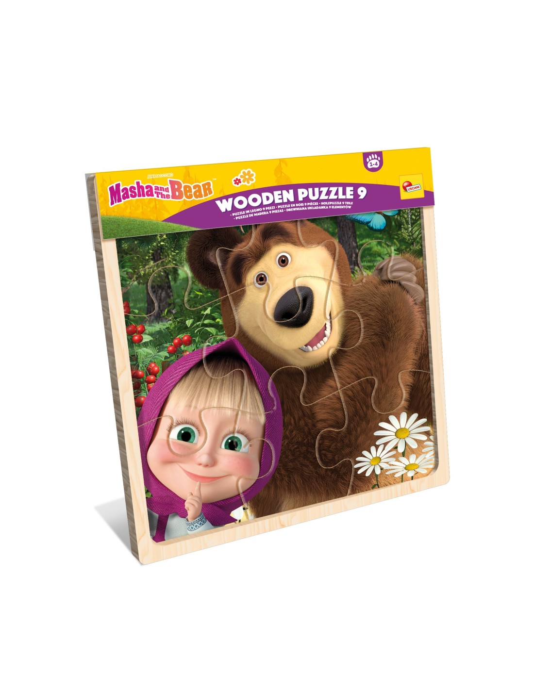 GIOCHI DI SOCIETA'E PUZZLE: vendita online MASHA ORSO PUZZLE LEGNO 9PZ in offerta