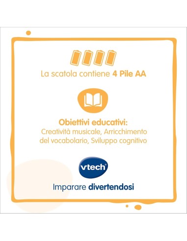 VTech Music’Kid dello Zecchino d’Oro - Lettore MP3 Bambini 2-6 Anni | shopincasa.it