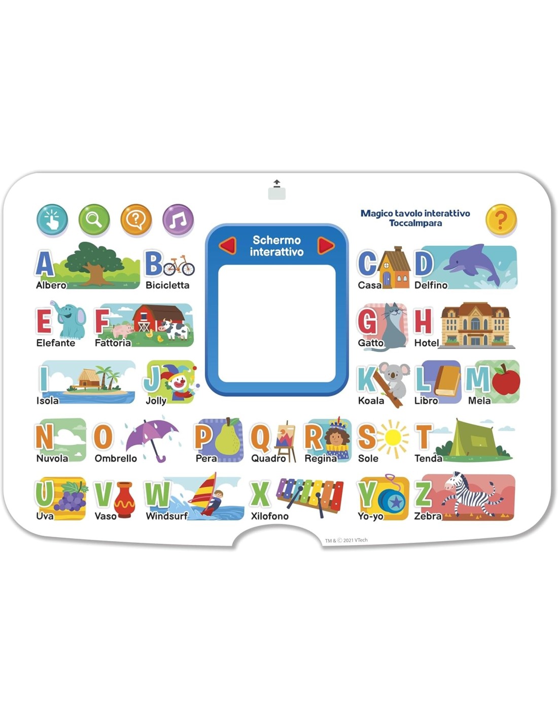VTech Magico Tavolo Interattivo ToccaImpara - Tavolo Educativo 3-6 Anni | shopincasa.it