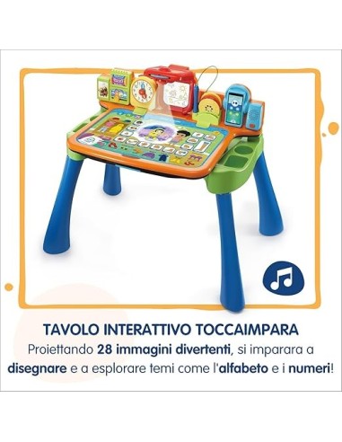 VTech Magico Tavolo Interattivo ToccaImpara - Tavolo Educativo 3-6 Anni | shopincasa.it