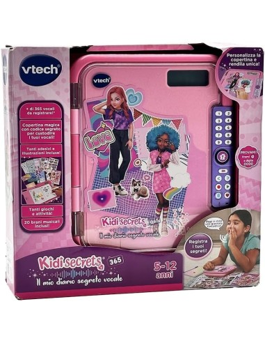 VTech KidiSecrets 365 – Diario Segreto Vocale Bambine 5-12 Anni | shopincasa.it