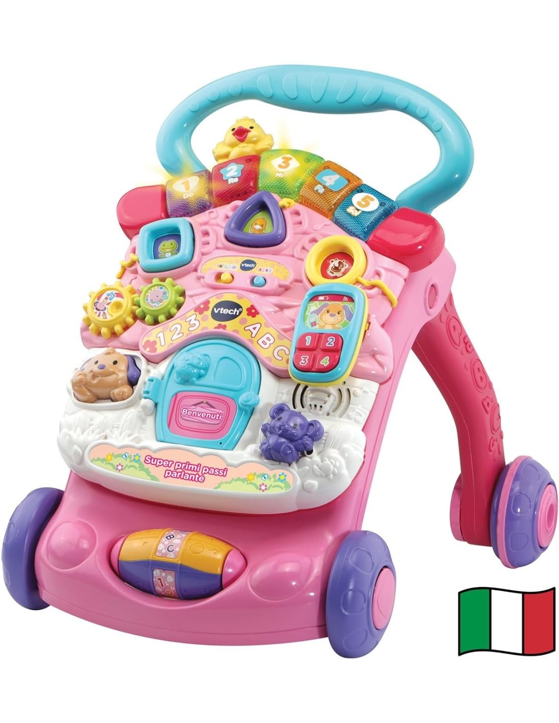 VTech Super Primi Passi Parlante 2 in 1 - Gioco Bambini 9-36 Mesi | shopincasa.it