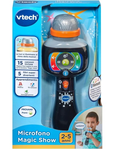 VTech Microfono Magic Show - Microfono Karaoke Bambini 2-5 Anni | shopincasa.it