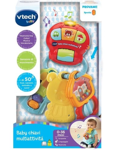 VTech Le Mie Prime Chiavi 3 in 1 - Sonaglino Interattivo Neonati 0-36 Mesi | shopincasa.it