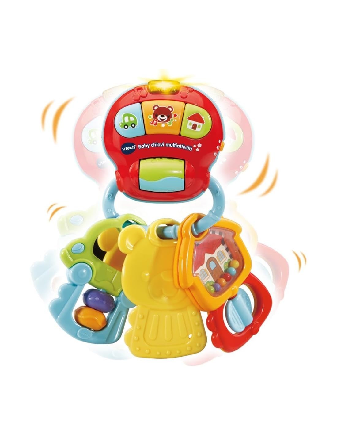VTech Le Mie Prime Chiavi 3 in 1 - Sonaglino Interattivo Neonati 0-36 Mesi | shopincasa.it