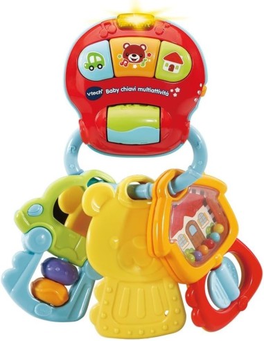 VTech Le Mie Prime Chiavi 3 in 1 - Sonaglino Interattivo Neonati 0-36 Mesi | shopincasa.it