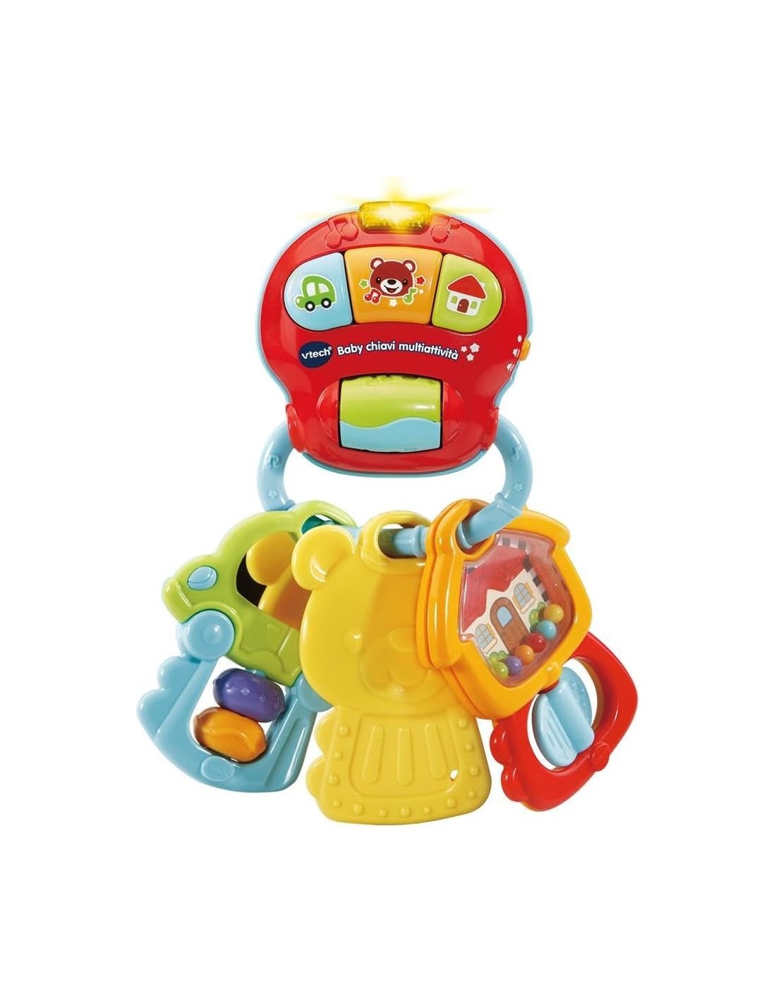 VTech Le Mie Prime Chiavi 3 in 1 - Sonaglino Interattivo Neonati 0-36 Mesi | shopincasa.it