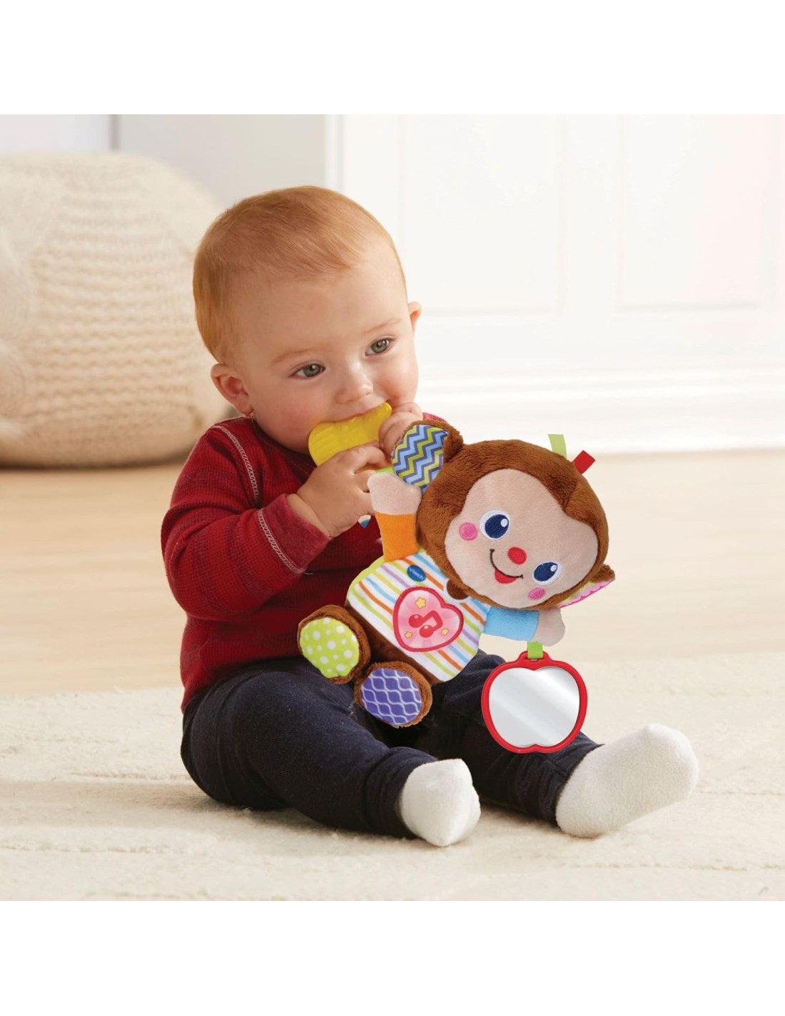 VTech Noè Scimmietta Canterina - Sonaglio Interattivo Neonati 3-36 Mesi | shopincasa.it