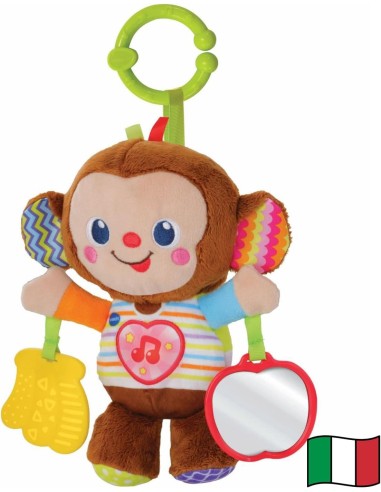 VTech Noè Scimmietta Canterina - Sonaglio Interattivo Neonati 3-36 Mesi | shopincasa.it