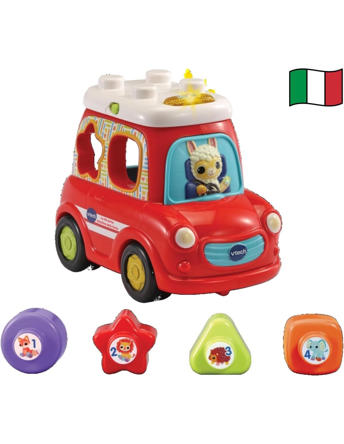 VTech La Mia Prima Macchina delle Forme - Tamburo Musicale 12-36 Mesi | shopincasa.it