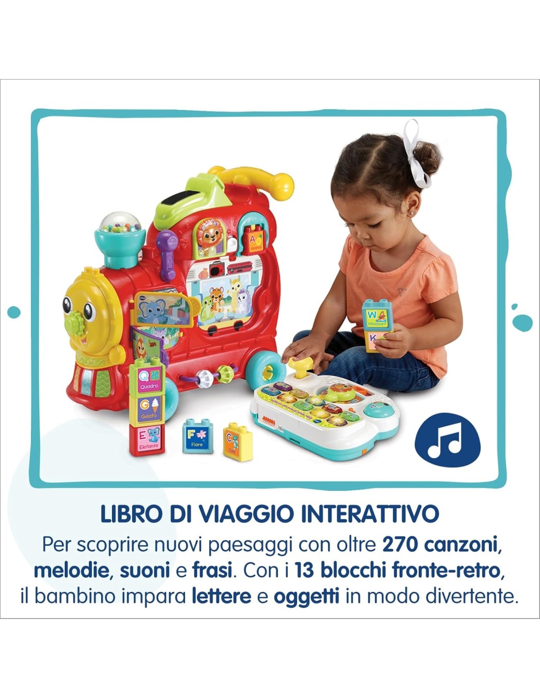 VTech Edo Maxi Treno Cavalcabile 7 in 1 - Trenino Multiattività 12-36 Mesi | shopincasa.it