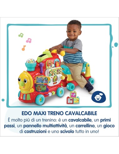VTech Edo Maxi Treno Cavalcabile 7 in 1 - Trenino Multiattività 12-36 Mesi | shopincasa.it