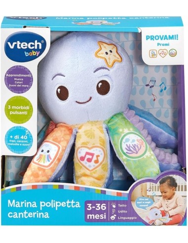 VTech Marina Polipetta Canterina - Peluche Interattivo Bambini 3-36 Mesi | shopincasa.it