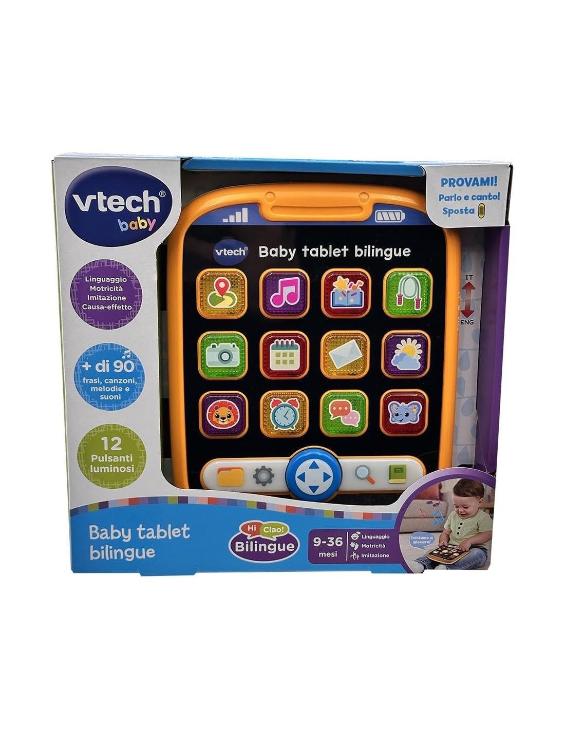 VTech Baby Tablet Bilingue - Tablet Educativo 9-36 Mesi | shopincasa.it
