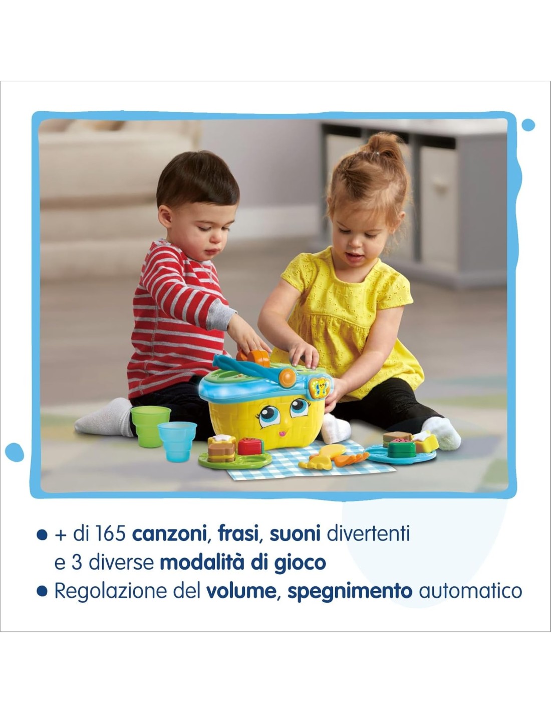 VTech Il Mio Magico Cestino da Picnic - Gioco Educativo Bambini 1-4 Anni | shopincasa.it