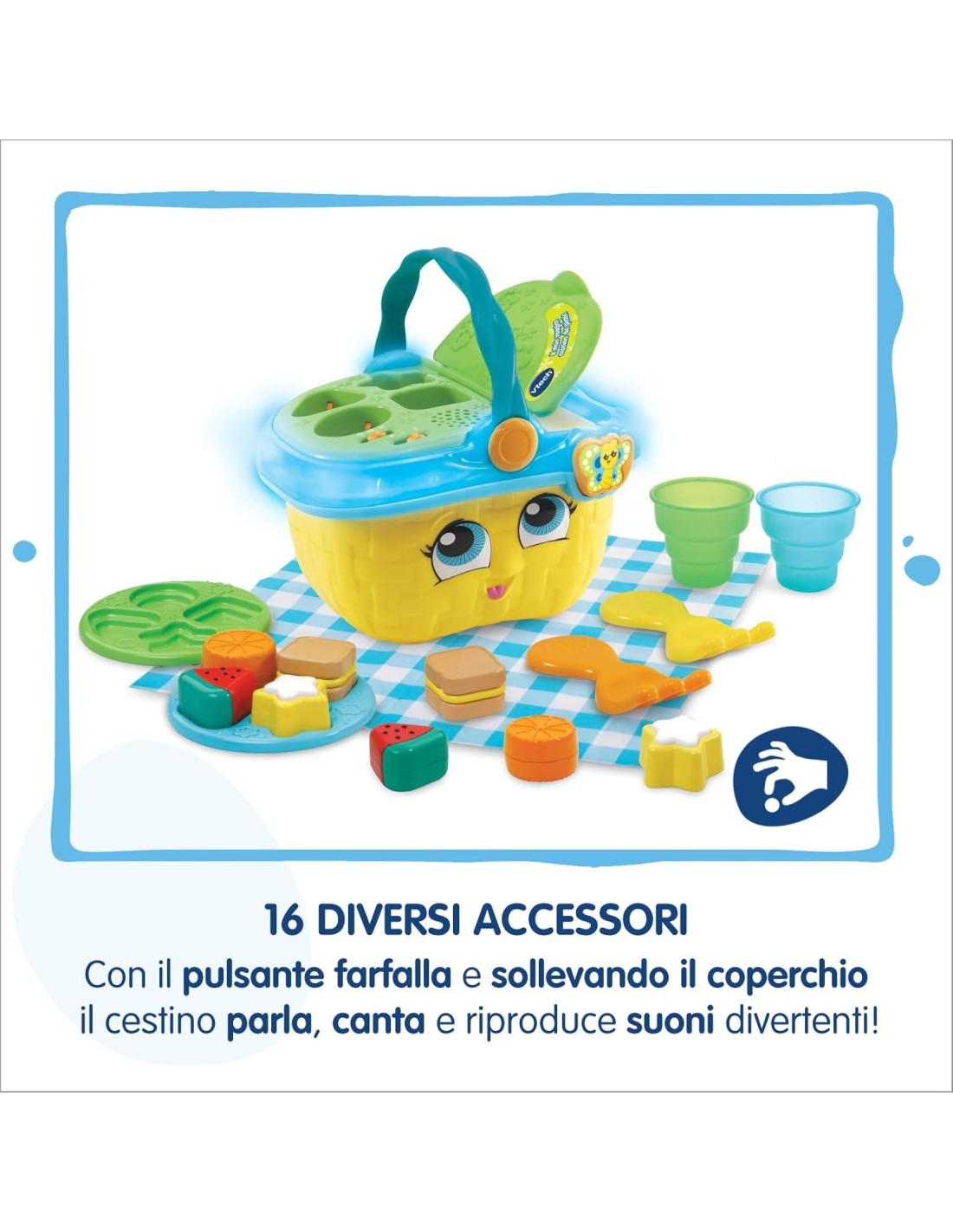 VTech Il Mio Magico Cestino da Picnic - Gioco Educativo Bambini 1-4 Anni | shopincasa.it