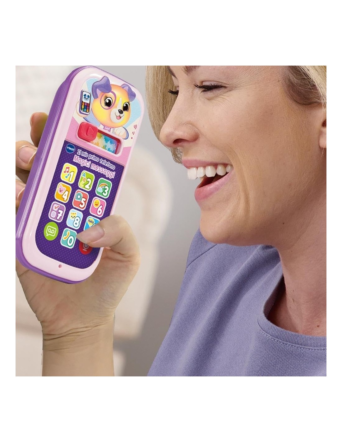 VTech Il Mio Primo Telefono Rosa - Gioco Educativo Interattivo 9-36 Mesi | shopincasa.it