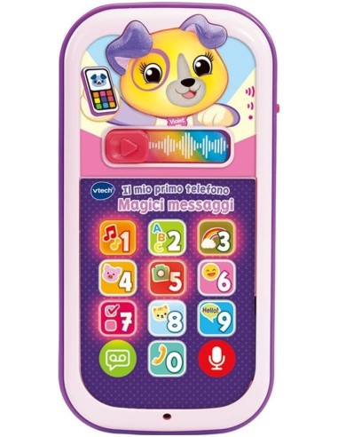 VTech Il Mio Primo Telefono Rosa - Gioco Educativo Interattivo 9-36 Mesi | shopincasa.it