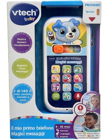 VTech Il Mio Primo Telefono Blu - Gioco Educativo Interattivo 9-36 Mesi | shopincasa.it