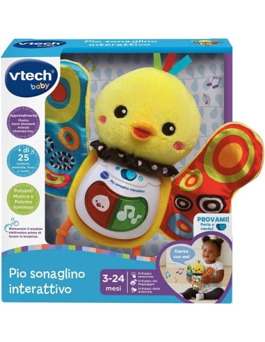 VTech Pio Sonaglino Interattivo - Gioco Neonato 3-24 Mesi | shopincasa.it