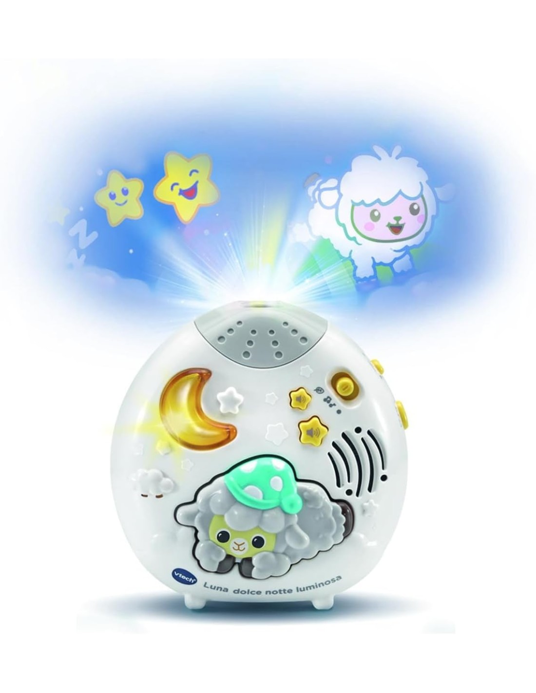 VTech Luna Proiettore Musicale - Ninne Nanne e Luce Notturna per Bambini | shopincasa.it