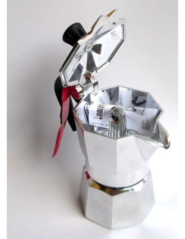 Bialetti Mokina - Caffettiera Alluminio 0,5 Tazze, Argento | shopincasa.it