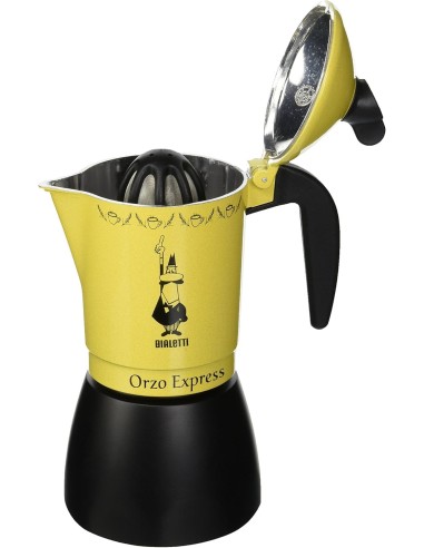 Bialetti Orzo Express - Caffettiera 2 Tazze Giallo | shopincasa.it
